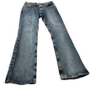 Old Navy Boot Cut Jeans Womens 6 Short Medium Wash Flared Stretch Bootcut Blue